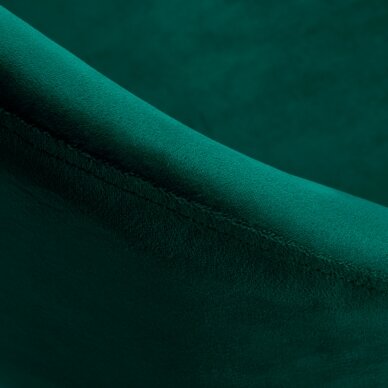 Office chair with wheels 4Rico QS-MF18G Velvet Green 5