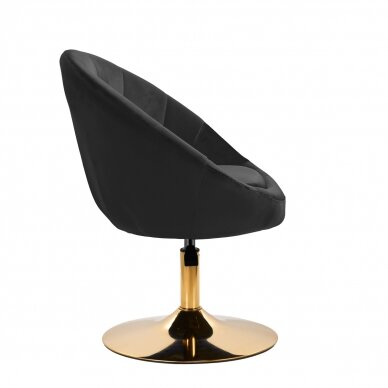 Drehsessel 4Rico QS-BL12G Velvet Black 2
