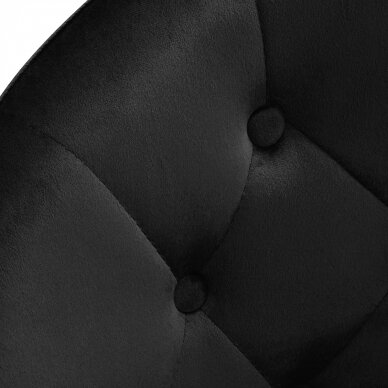 Kääntyvä nojatuoli 4Rico QS-BL12G Velvet Black 4