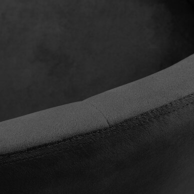 Grozāmais krēsls 4Rico QS-BL12G Velvet Black 6 Grozāmais krēsls 4Rico QS-BL12G Velvet Black 6