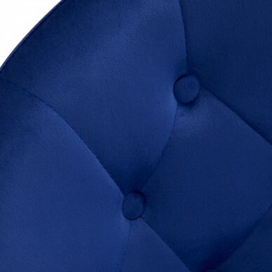 Kääntyvä nojatuoli 4Rico QS-BL12G Velvet Blue 4
