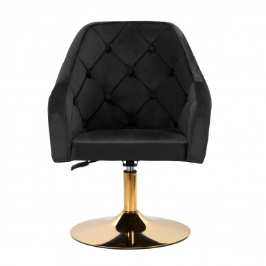 Grozāmais krēsls 4Rico QS-BL14G Velvet Black 1