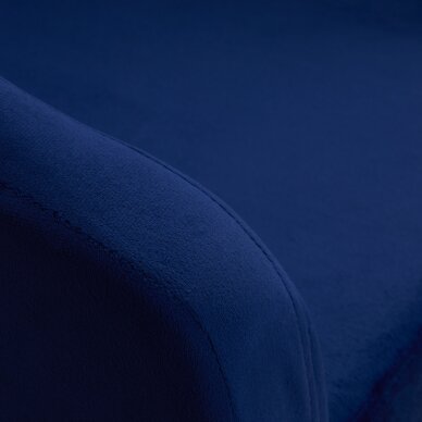 Swivel armchair 4Rico QS-BL14G Velvet Blue 5