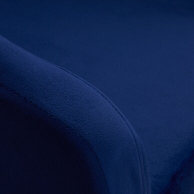 Fotel obrotowy 4Rico QS-BL14G Velvet Blue 5