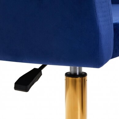 Fotel obrotowy 4Rico QS-BL14G Velvet Blue 7