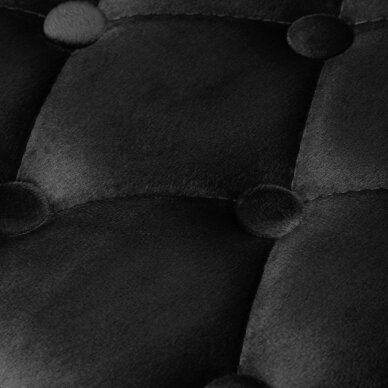 Biroja krēsls ar riteņiem 4Rico QS-OF213G Velvet Black 6 Biroja krēsls ar riteņiem 4Rico QS-OF213G Velvet Black 6