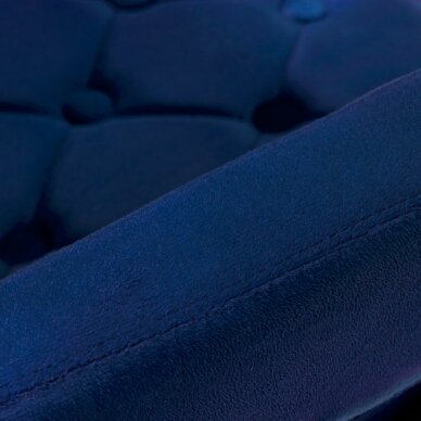 Biuro kėdė su ratukais 4Rico QS-OF213G Velvet Blue 7