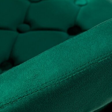 Biuro kėdė su ratukais 4Rico QS-OF213G Velvet Green 8