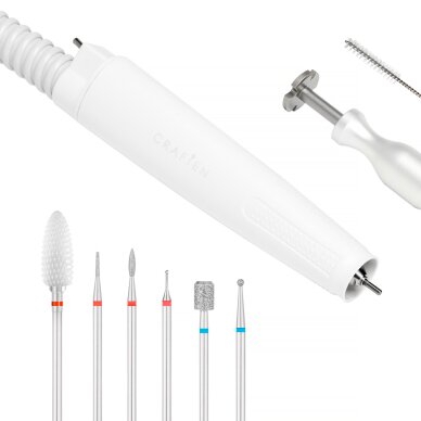Nail drill for manicure and pedicure with dust hoover Saeyang Marathon Cyclone Vac 9