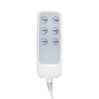 Kosmetologinis krėslas SILLON PRESTIGE LUX ELECTRIC 3 MOTOR GREY BASE 12
