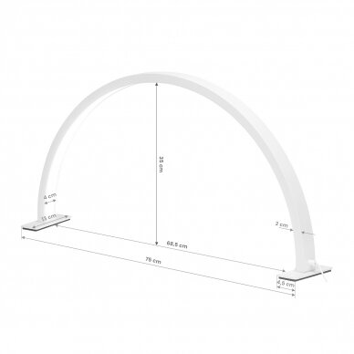 Kosmetologin LED pöytävalaisin manikyyriin Glow Arche III 7