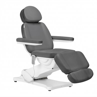 Kosmetoloģijas krēsls SILLON CLASSIC 3 MOTOR ELECTRIC GREY 1