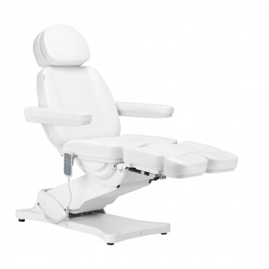 Cosmetology chair SILLON CLASSIC 3 MOTOR ELECTRIC PEDI WHITE 1