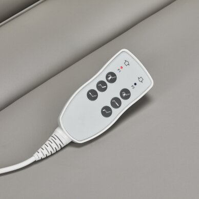 Kosmetoloģijas krēsls Azzurro 891 Electric 3 Motors Professional Grey 15