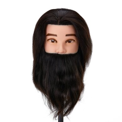 Mannequin head with beard for hairdressers and stylists Gabbiano WZ1