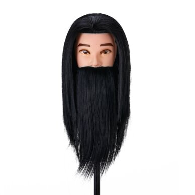 Mannequin head with beard for hairdressers and stylists WZ3 1
