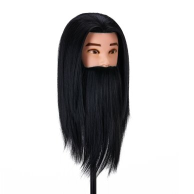 Parrakas mannekiinipää kampaajille ja stylisteille WZ3 2