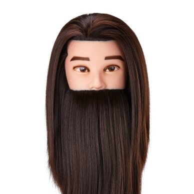 Mannequin head with beard for hairdressers and stylists Gabbiano WZ4