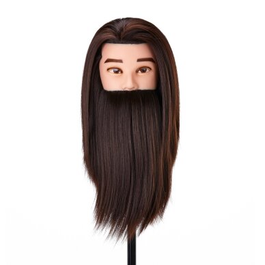 Mannequin head with beard for hairdressers and stylists Gabbiano WZ4 1