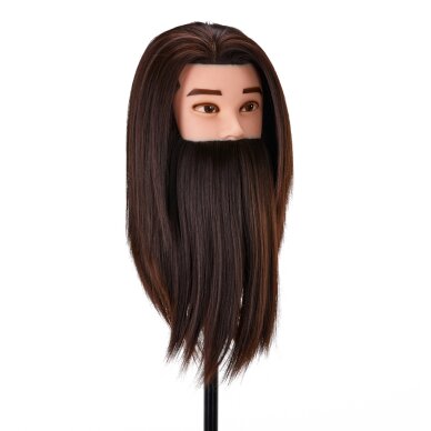 Mannequin head with beard for hairdressers and stylists Gabbiano WZ4 2