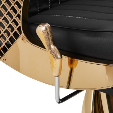 Kirpyklos kėdė Professional Barber Chair Gabbiano Marcus Gold Black 8 Kirpyklos kėdė Professional Barber Chair Gabbiano Marcus Gold Black 8