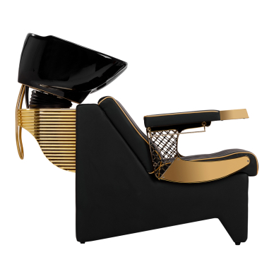 Kirpyklos plautuvė Gabbiano Marcus Gold Black 1