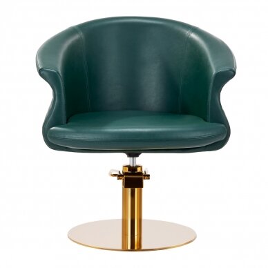 Hairdressing chair Gabbiano Versal Gold Green 2