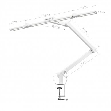 Kosmetologiczna lampa LED do manicure Glow L03 White 8