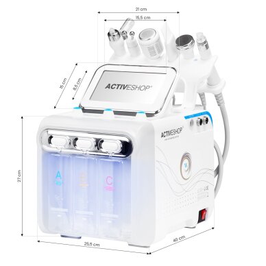 Monitoiminen kasvojenhoitolaite Hydrogen H2+ 6-in-1 8