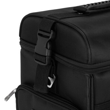 Kosmētikas maciņš uz riteņiem Look 328 Black 5 Kosmētikas maciņš uz riteņiem Look 328 Black 5