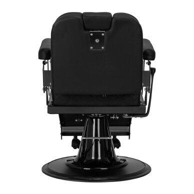 Fotel barberski Barber Chair Gabbiano Carlos Black 2
