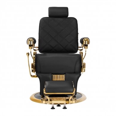 Barber krēsls Barber Chair Gabbiano Leonardo Gold Black 1