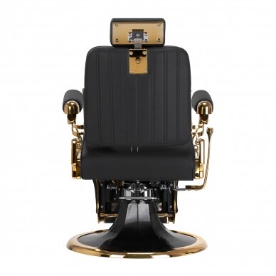Barber krēsls Barber Chair Gabbiano Leonardo Gold Black 2