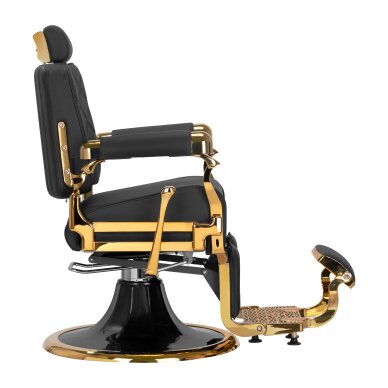 Fotel barberski Barber Chair Gabbiano Leonardo Gold Black 3 Fotel barberski Barber Chair Gabbiano Leonardo Gold Black 3