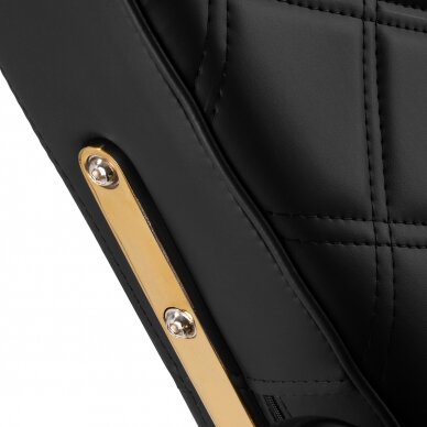 Barber krēsls Barber Chair Gabbiano Leonardo Gold Black 12