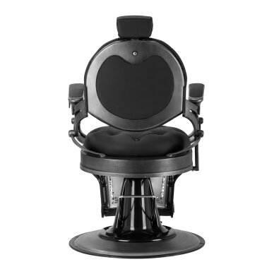 Kirpyklos kėdė Barber Chair Gabbiano Niccolo Buttons Black 2