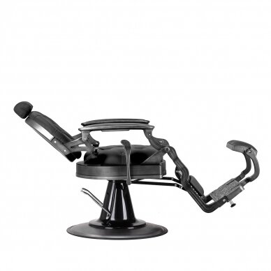 Парикмахерское кресло Barber Chair Gabbiano Niccolo Buttons Black 4