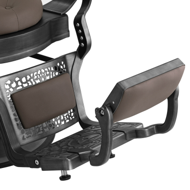 Parturituoli Barber Chair Gabbiano Niccolo Buttons Brown 5