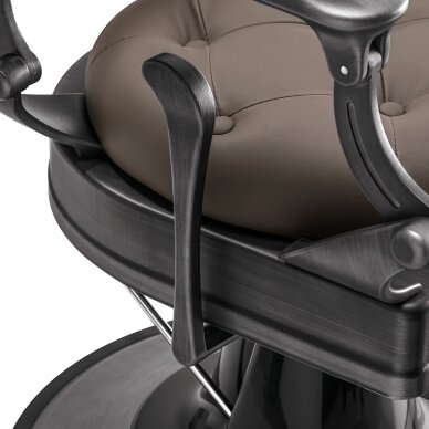 Barber krēsls Barber Chair Gabbiano Niccolo Buttons Brown 8