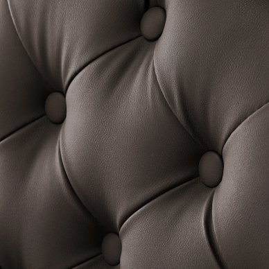 Parturituoli Barber Chair Gabbiano Niccolo Buttons Brown 10