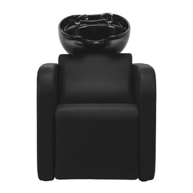 Hairdressing sink with electric footrest Gabbiano Sylvia Black 3