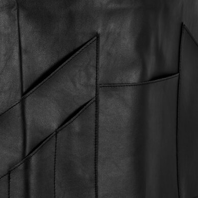 Black barber apron K-508 3 Black barber apron K-508 3