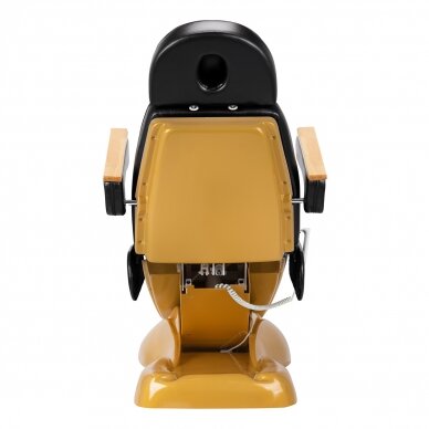Kosmetologinis krėslas SILLON LUX 273B ELECTRIC ARMCHAIR 3 MOTOR GOLD BLACK 3