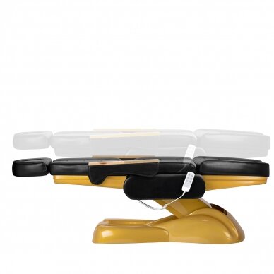 Kosmetologinis krėslas SILLON LUX 273B ELECTRIC ARMCHAIR 3 MOTOR GOLD BLACK 5