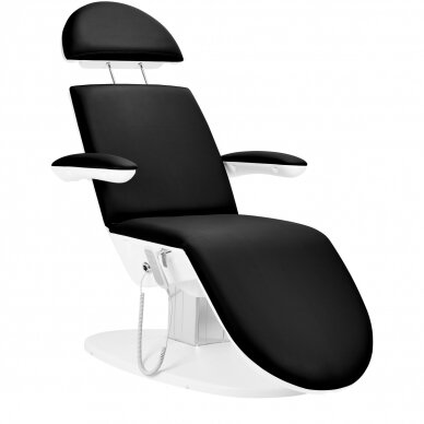 Cosmetology chair ELECTRO ECLIPSE 3 WHITE BLACK 1