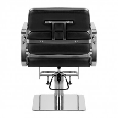 Hairdressing chair Gabbiano Porto Silver Black 3