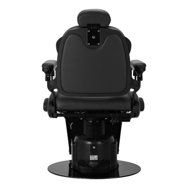 Elektrinė kirpyklos kėdė Professional Barber Chair Gabbiano Duke Black 2