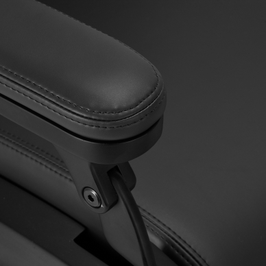 Elektrinė kirpyklos kėdė Professional Barber Chair Gabbiano Duke Black 6
