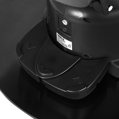 Sähköinen kampaamotuoli Professional Barber Chair Gabbiano Duke Black 8