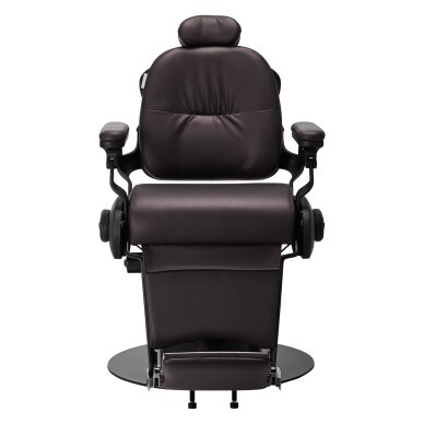 Sähköinen kampaamotuoli Professional Barber Chair Gabbiano Duke Brown 1